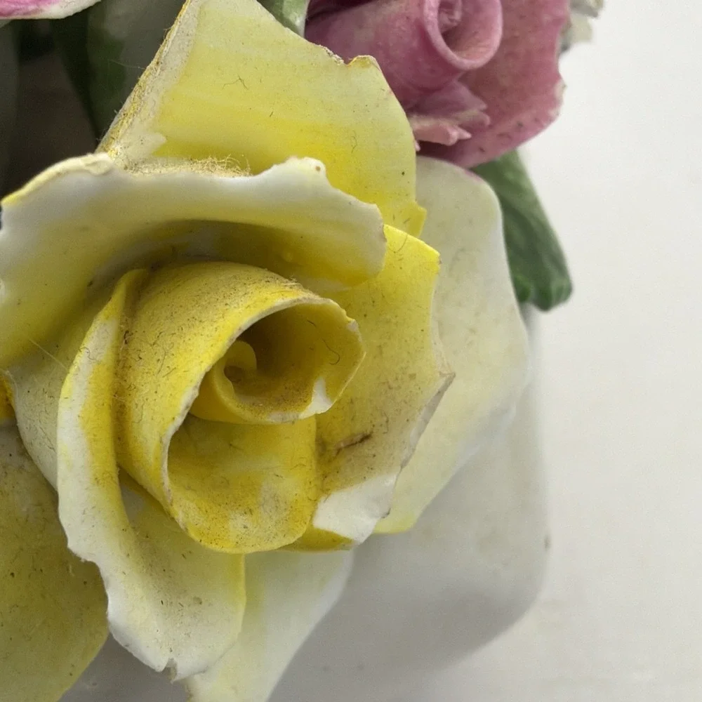 Radnor Bone China Figurine Footed Floral Bouquet 4